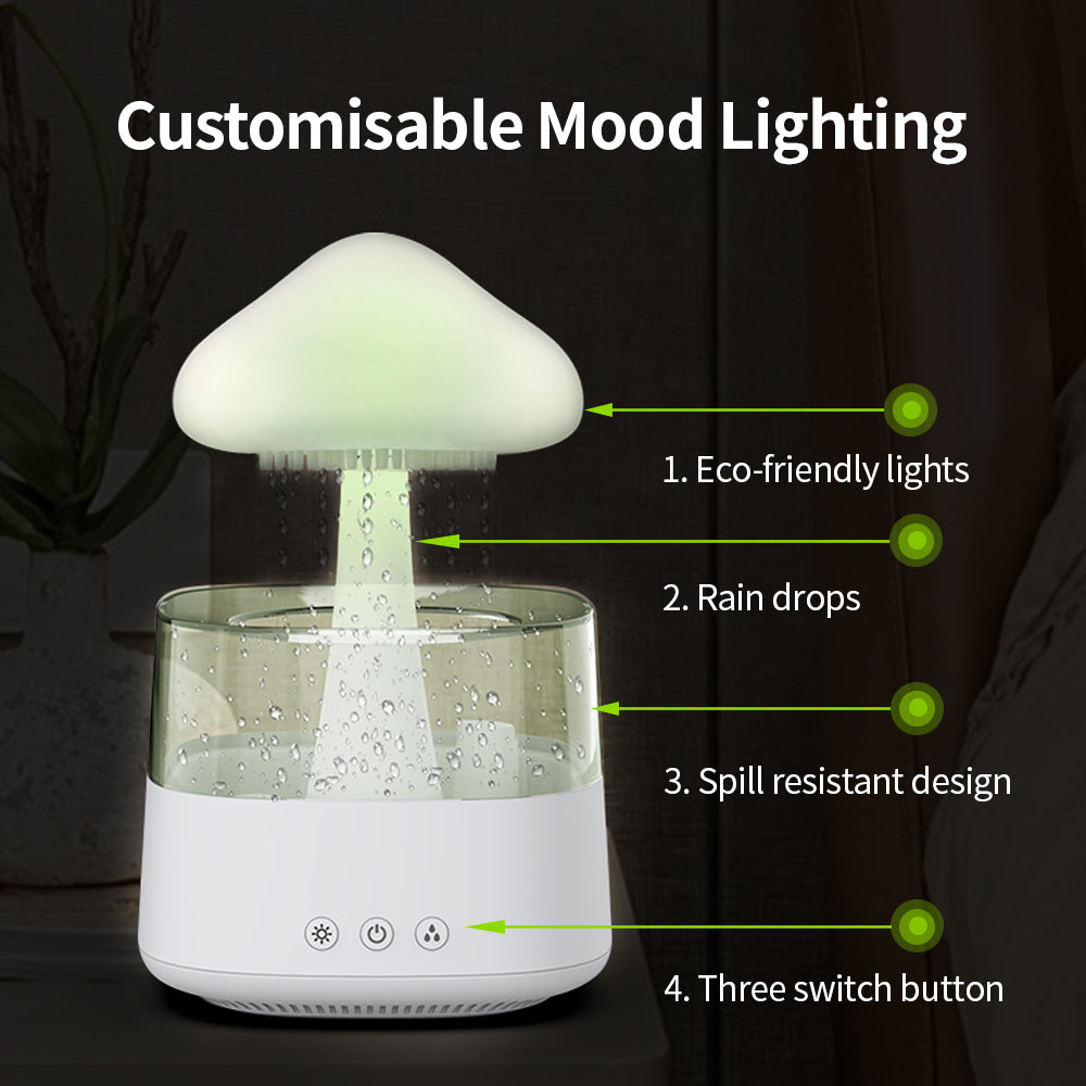 Glowing Humidifier Mushroom Lamp