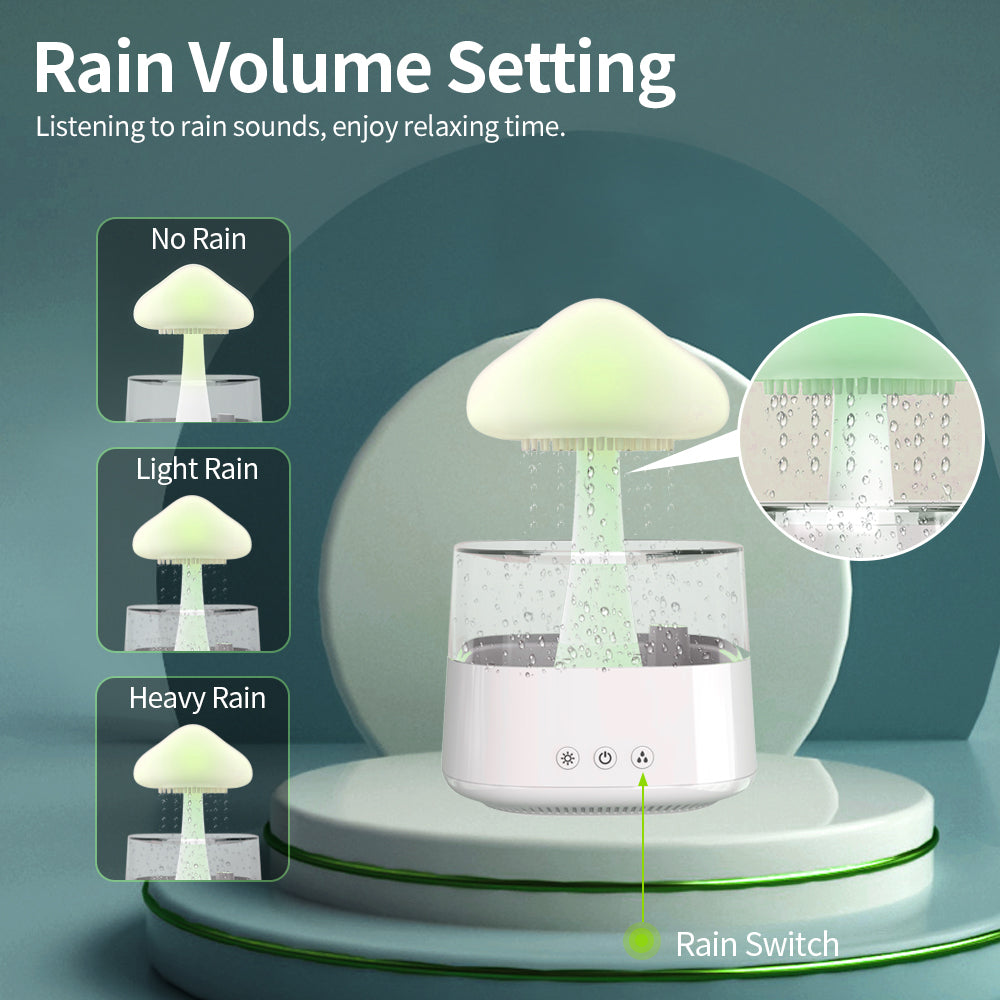 Glowing Humidifier Mushroom Lamp